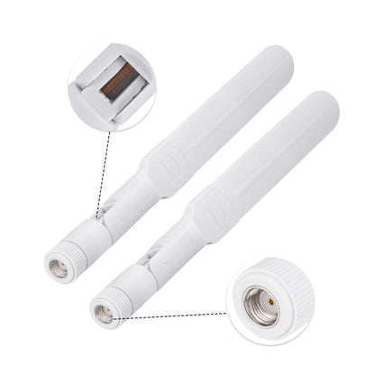 2pcs 8dBi Dual Band 2.4G/5.8G WiFi RP-SMA Antenna 2400-2500mhz/4900-5900mhz