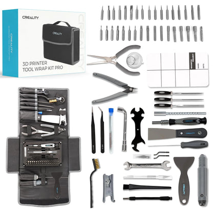 Creality 3D Print Tools Warp Kit 74PCS Comprehensive Printing black