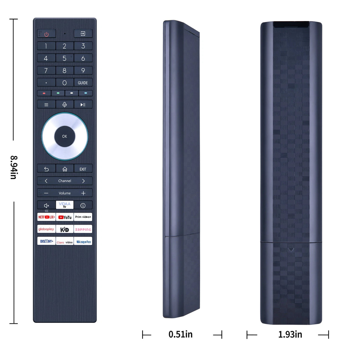Replacement Remote Control For Toshiba Smart TV ERF3K98T