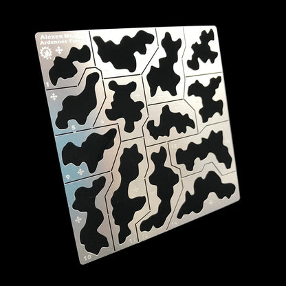1/35 1/100 Stainless Steel Hollow Forest Camouflage Template Spray Craft Tool