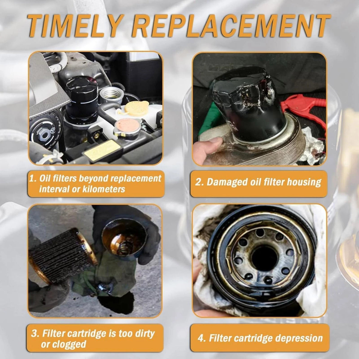 15208AA12A Engine Oil Filter For Subaru Legacy GT 2.5L Turbo EJ255 2005-12 Sedan
