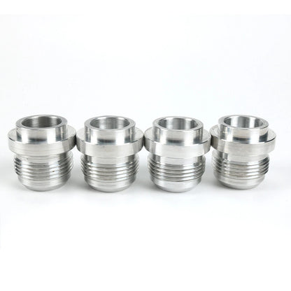 An16, 16 An Male Billet 6061t6 Aluminum Weld On Fitting Bung Qty:4