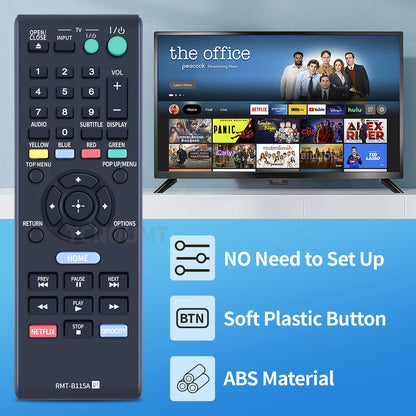 RMT-B115A Remote Control For Sony DVD Player BDP-S580 BDP-S480