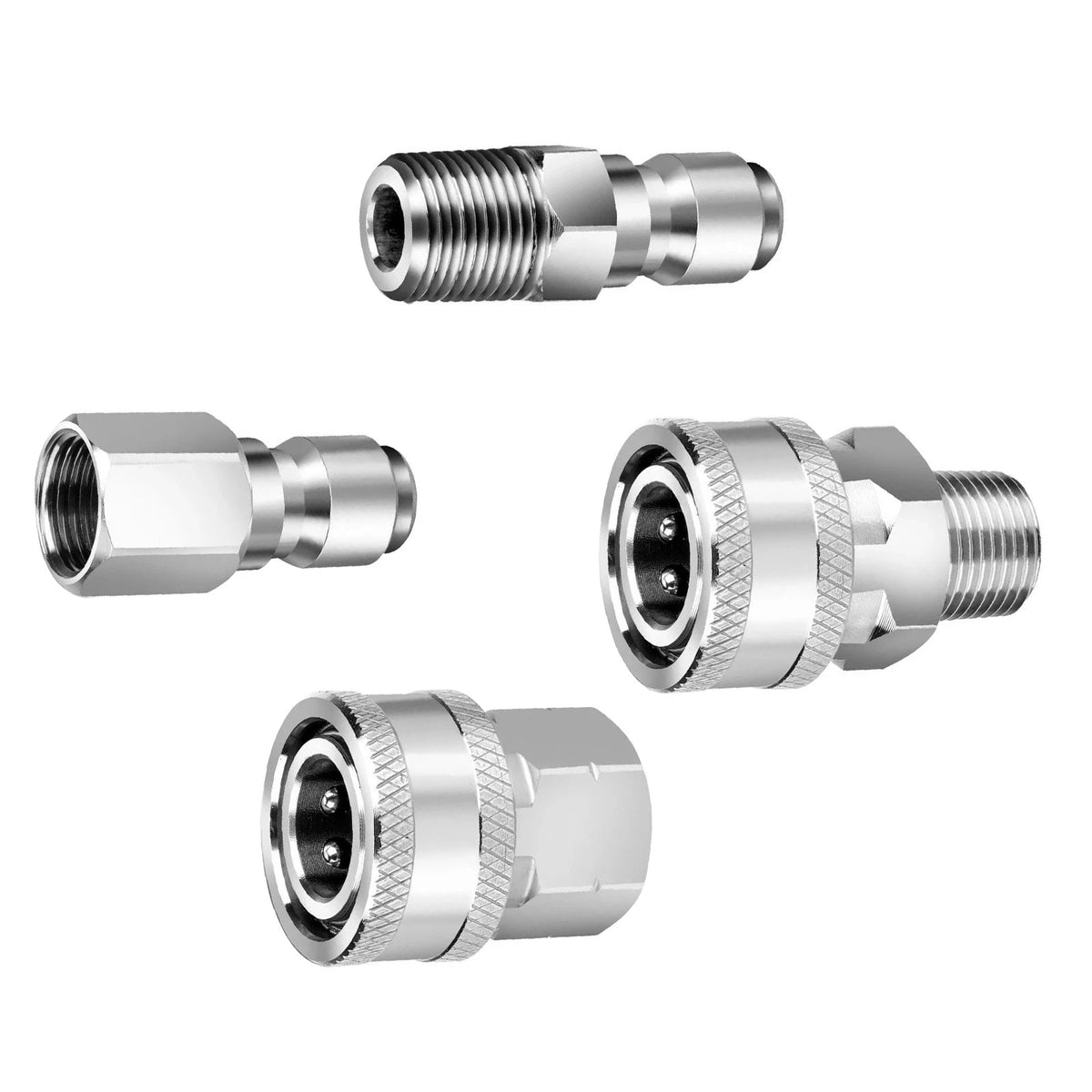 4pcs pressure washer adapter kit With a maximum working pressure of 5000 PSI