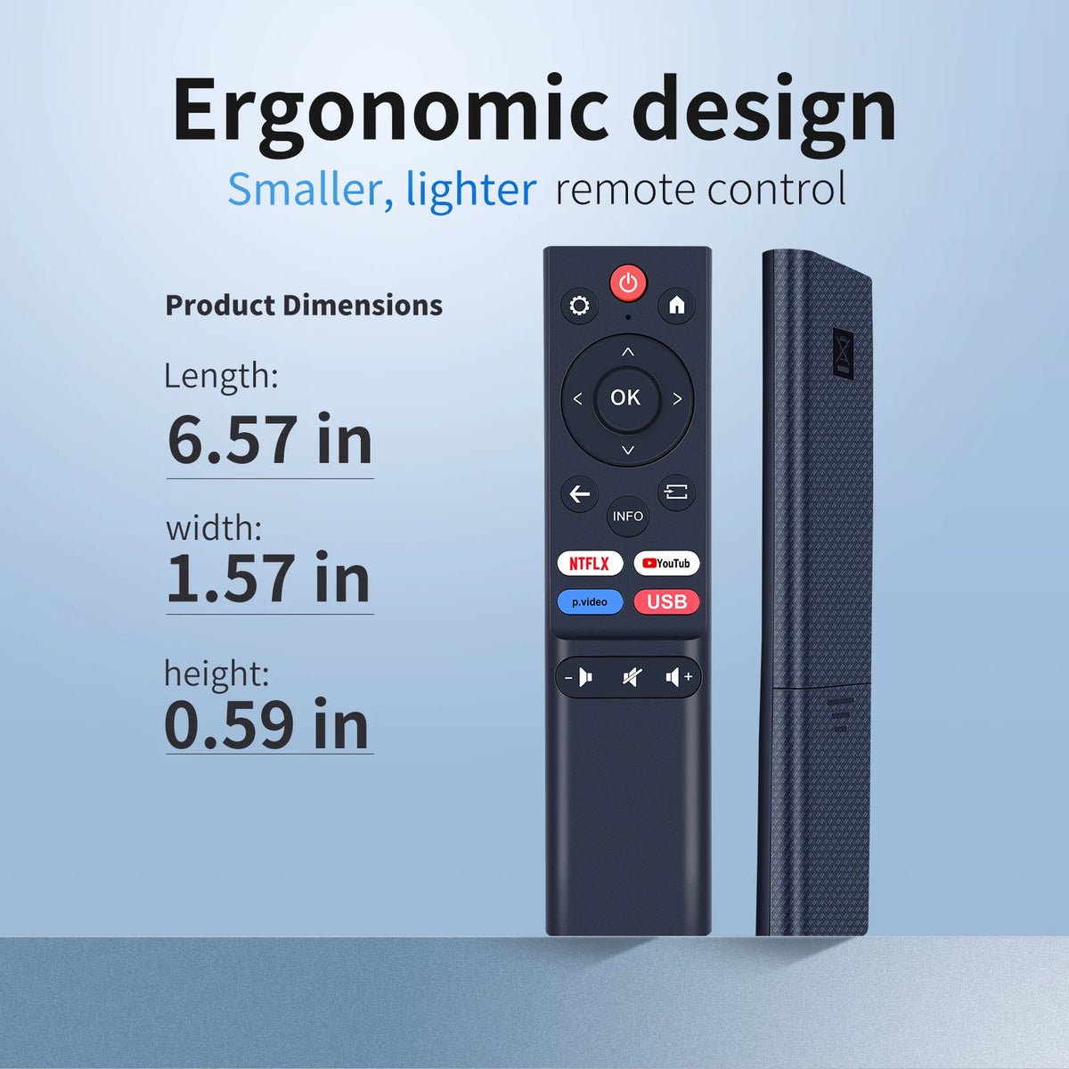 Remote Control For VIZONY DP04 Pro Smart Projector / NexiGo PJ40 Ultra Projector