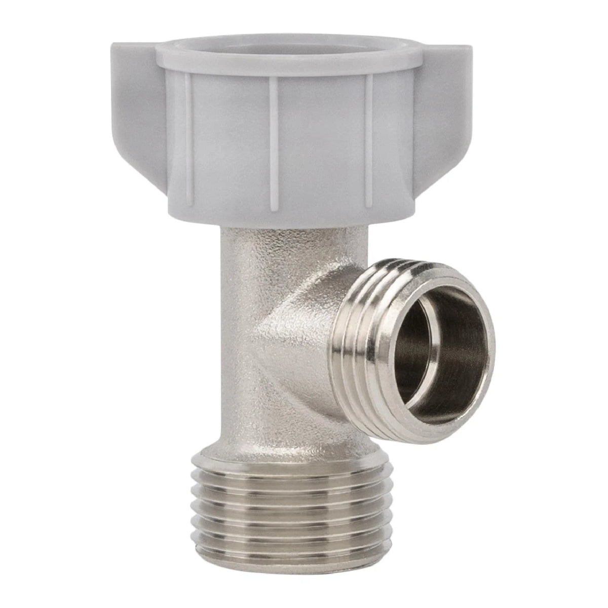 LUXE Bidet 7/8" x x 1/2" Hybrid Metal & Plastic Cold 15/16", Nickle