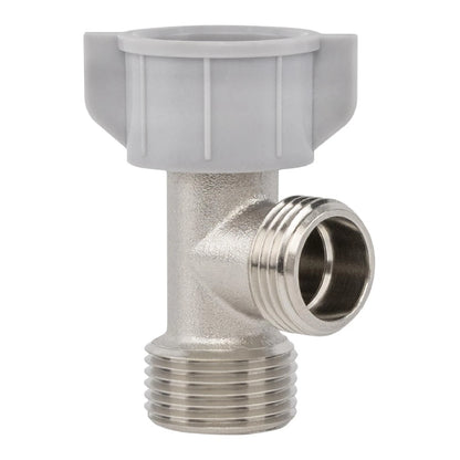LUXE Bidet 7/8" x x 1/2" Hybrid Metal & Plastic Cold 15/16", Nickle