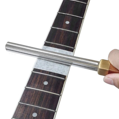 4-Gauge Slot Guitar Fret Crowning File Tool With 2 Neck Protection Sheets A