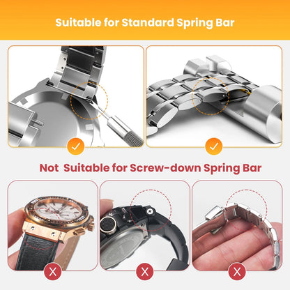 JOREST Watch Link Removal Tool, Band Tool Kit, Repair Kit for Yellow