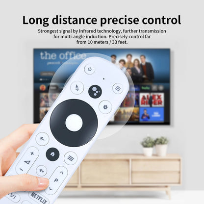RC40 Remote Control For KIVI Smart TV with Google Assistant