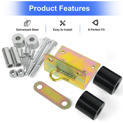 For Peterbilt 379 Lower Roller Bracket Kit Bundle with Rollers & Hardware