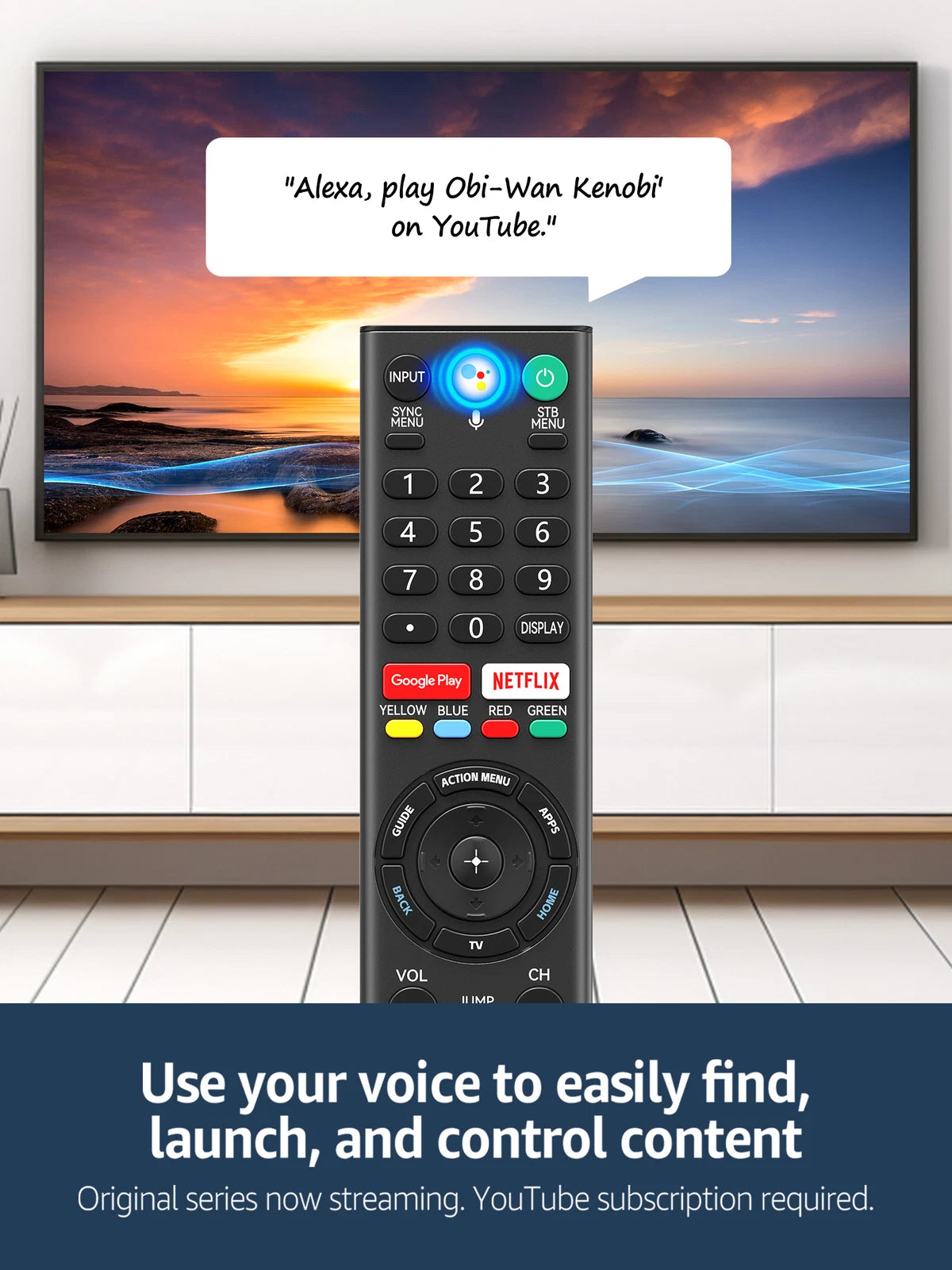 RMF-TX310U Voice Remote Control For Sony 4K Smart TV RMF-TX220U XBR-55X900F