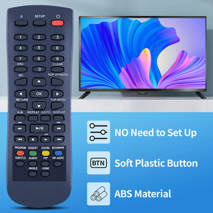 SE-R0413 Remote Control For Toshiba DVD Player BDX-1250KE BDX2250KE