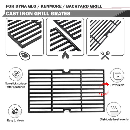 DGH474CRP DGF493BNP Grill Grates 3pcs grates 16 1/2” x 27 3/4” in total