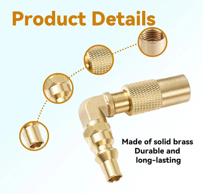 1/4 Inch RV Quick Connect Adapter Conversion Fitting Elbow for Blackstone,...