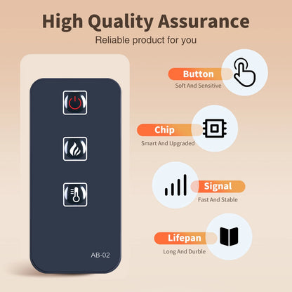 Remote Control For Costway BELLEZE Fireplace Heater EP24205 SF103-23D SF103-18D