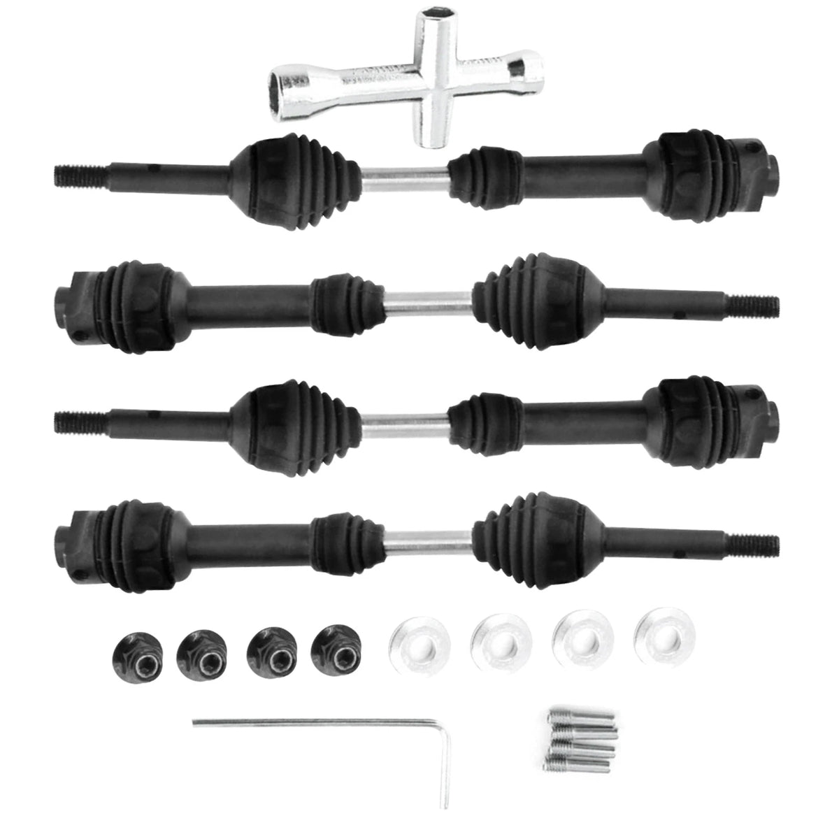 1/10 RC Car Metal Drive Shaft For TRAXXAS Hoss/Rustler/Slash/Stampede 4X4 2wd i