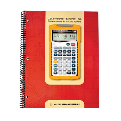 Calculated Industries 2140 Construction Master Pro Workbook and Study Guide...