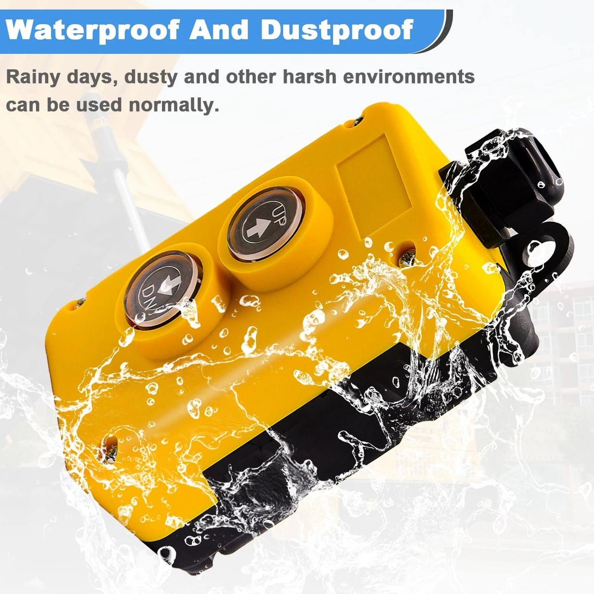 mxuteuk 4 Wire Dump Trailer Remote Control Switch 12V DC Up Down for...