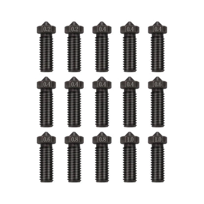 15PCS Hardened Nozzles Kit for Anycubic Vyper, 3D Printer 7PCS 0.4mm Nozzles...