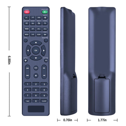 Replace Remote For Roxel RDP-S700 RDP-S500 RDP-S600 Region Free Full DVD Player