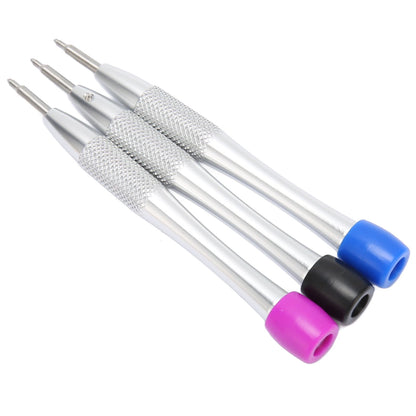3Pc Metal Triangular Screwdrivers Set For 3235 Watch Movement Repair Tool
