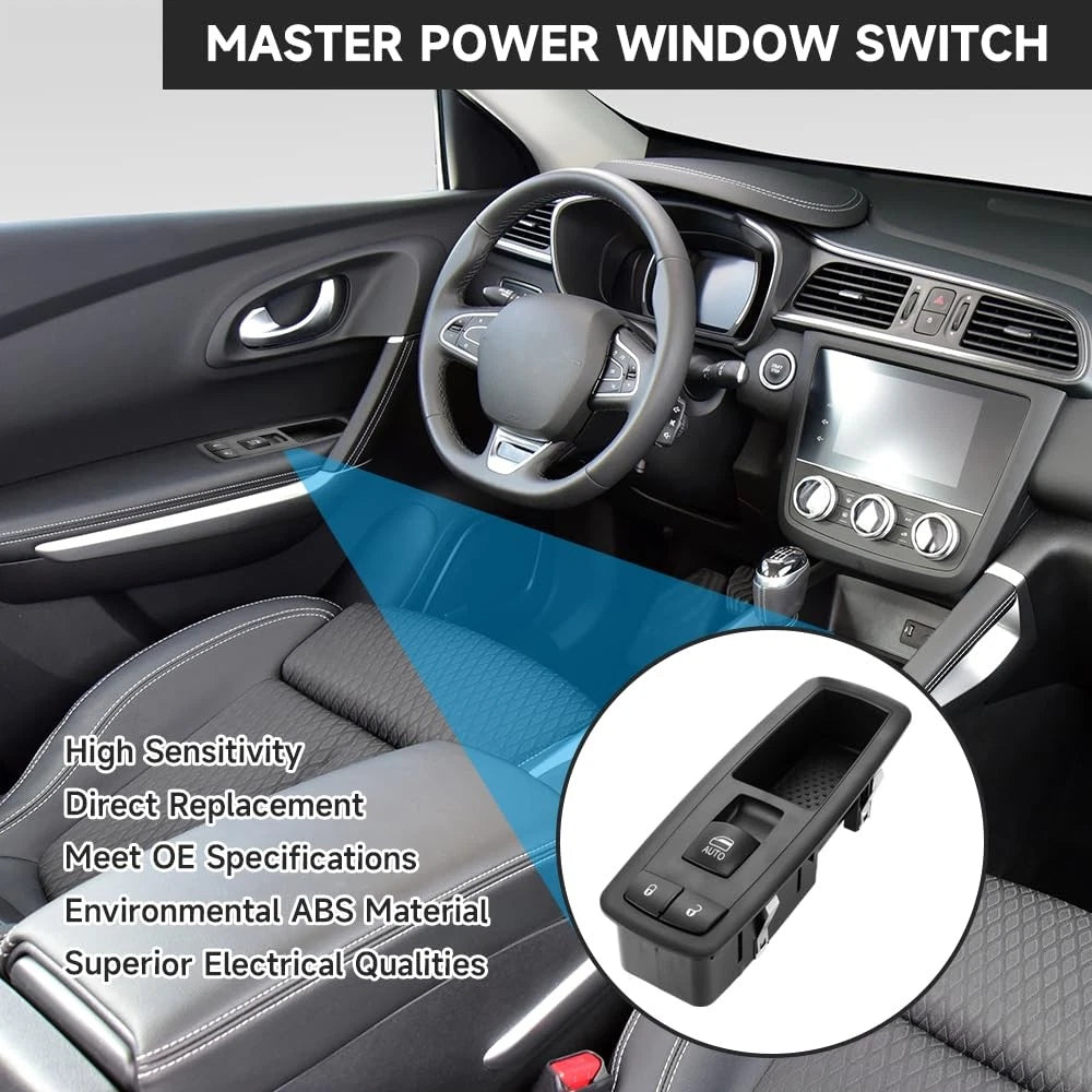 Front Right Passenger Side Master Power Window Switch - Compatible for Dodge...