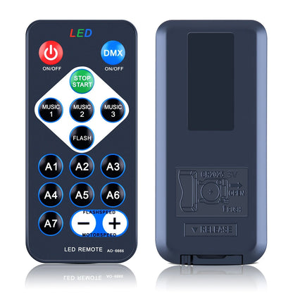 Remote Control For Portable Sound Activated Party Lights Indoor with Battery
