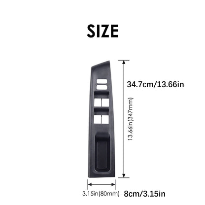 2Pcs/Set Front Armrest Upper Panel Door Glass Lift Switch Cover For Toyota Vitz
