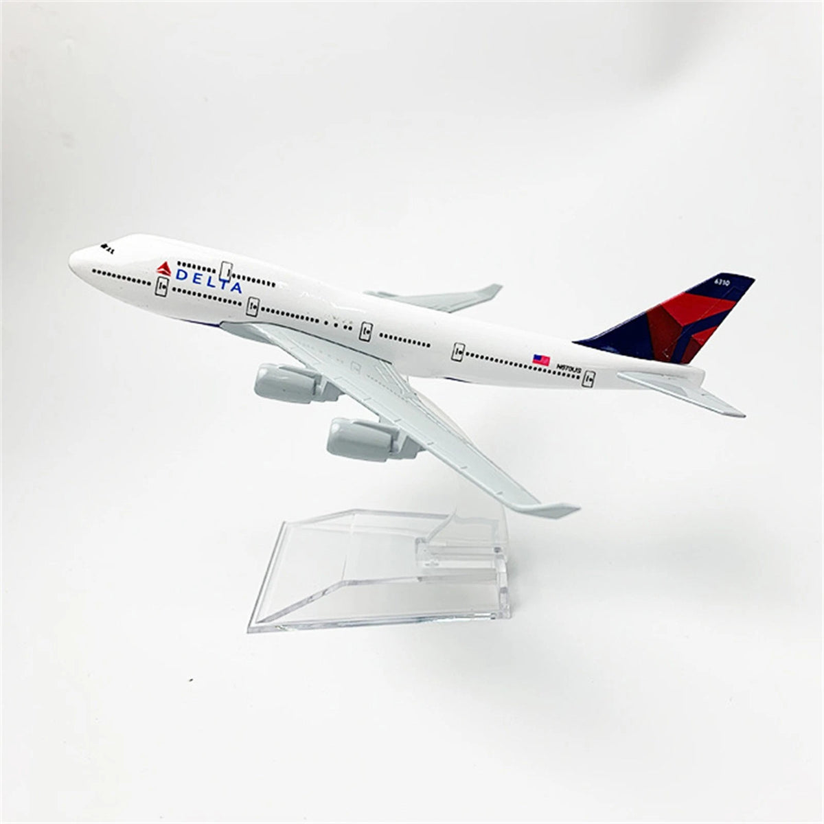 1/400 16cm Delta B747 Alloy Plane Model Airplane Model Simulation Plane Ornament