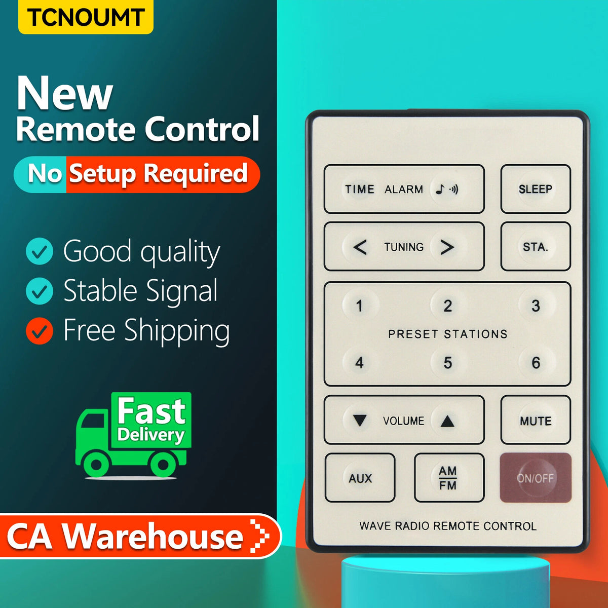 Replacement Remote Control For Bose Wave Radio AWR1-2W AWR1-1W AWR113 AWR131