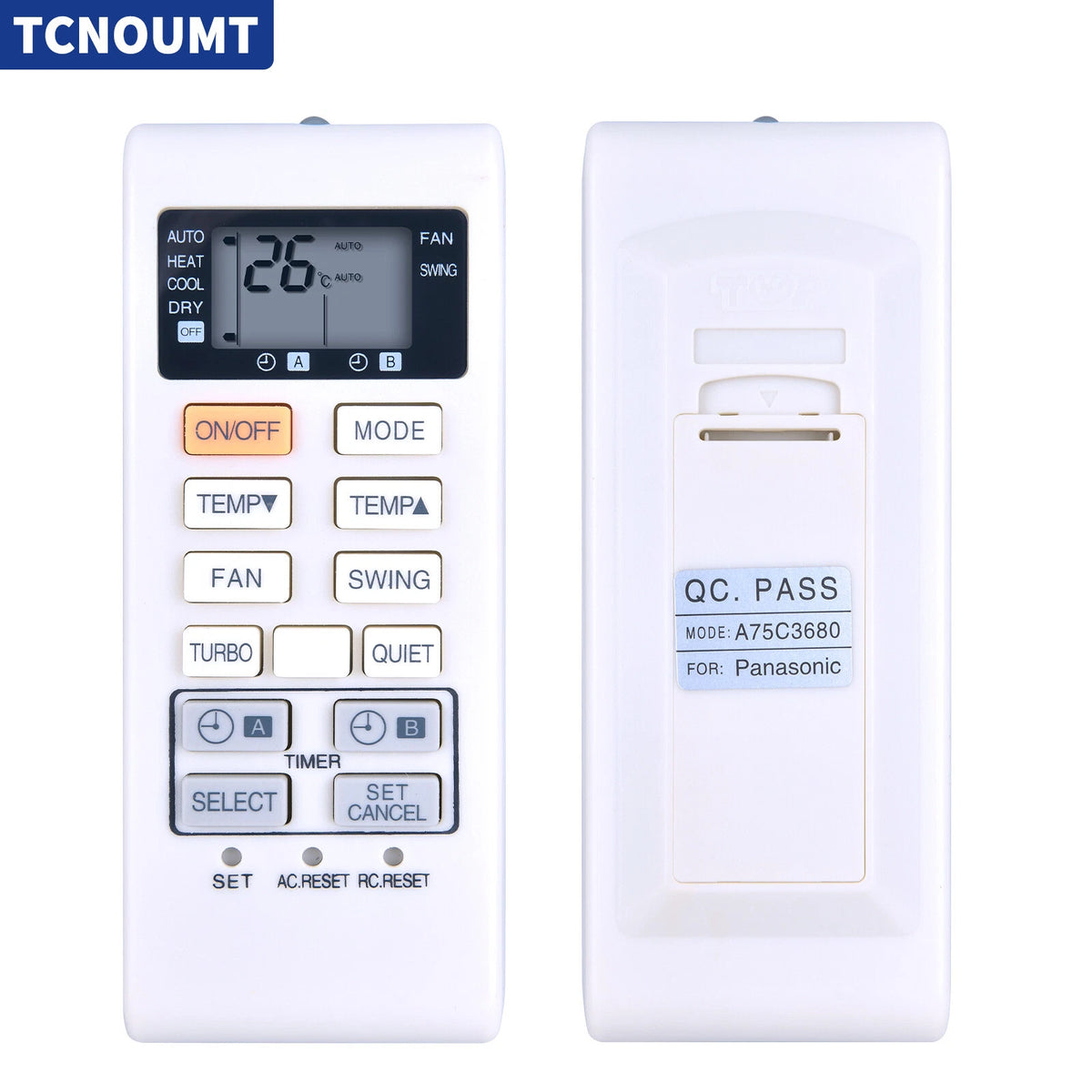 A75C3680 Remote Control For Panasonic Air Conditioner A75C3751 A75C2550 A75C2560