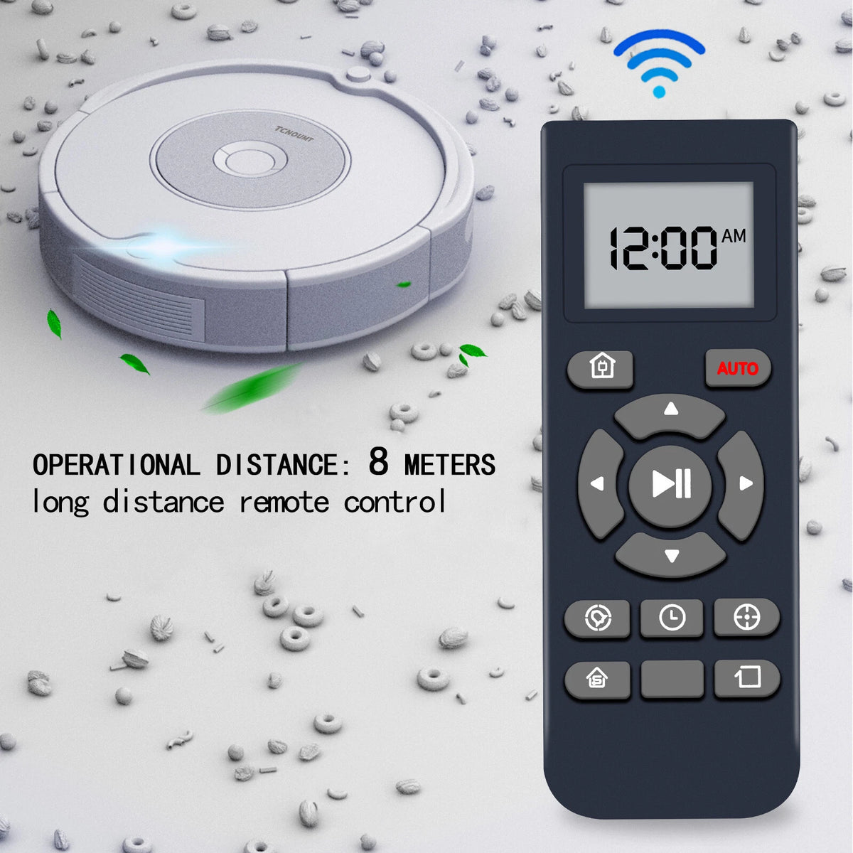 RC1507 Remote Control For Ecovacs Robotics DN79 DN79S N79 N79S N79W DM80 DM81