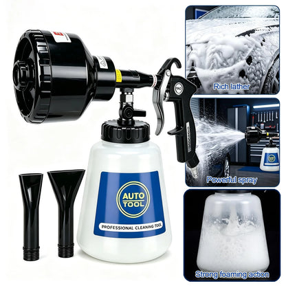Car Wash Foam Gun,Foam Cannon Kit,Car Cleaning Gun, Black-2