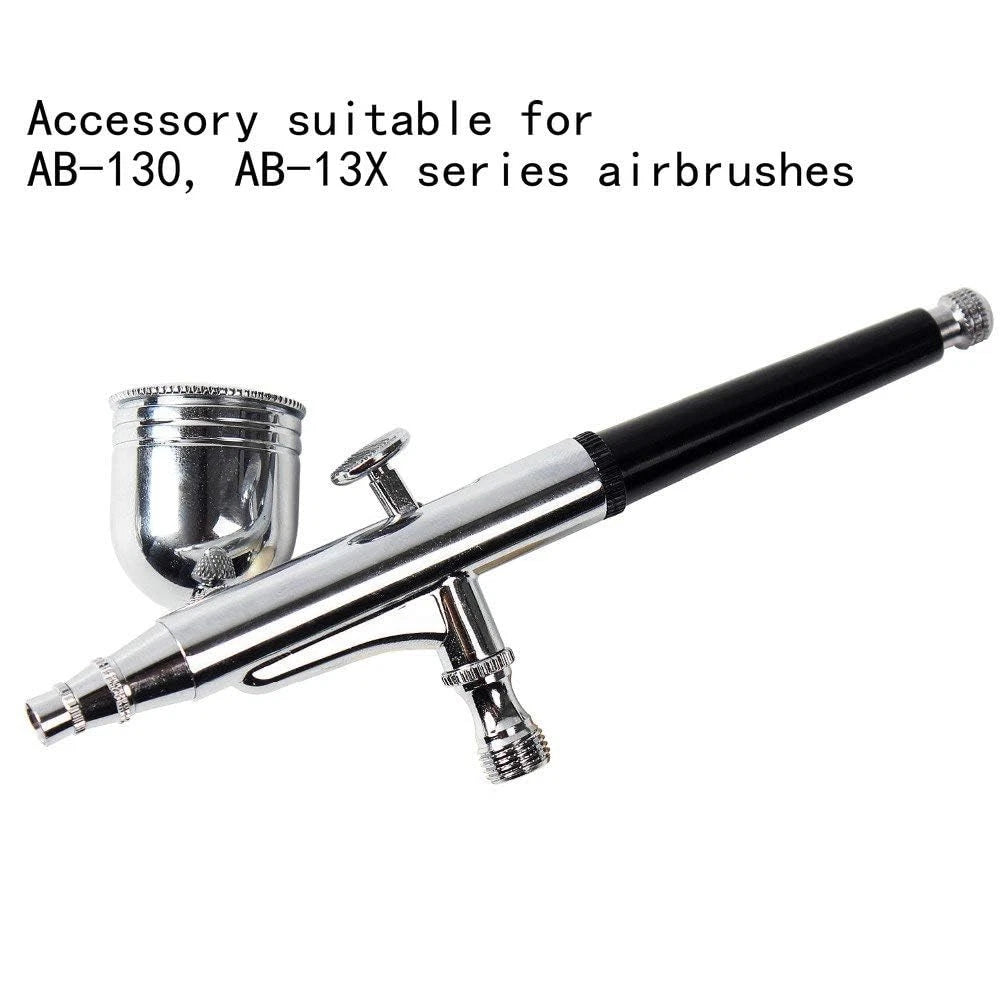 HUBEST 10PCS Airbrush Replacement Parts Kit (0.2mm/0.3mm/0.5mm) KIT 1, SILVER
