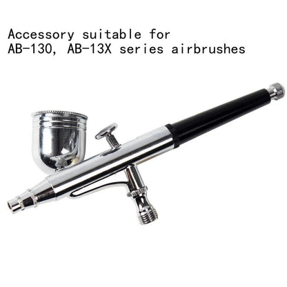 HUBEST 10PCS Airbrush Replacement Parts Kit (0.2mm/0.3mm/0.5mm) KIT 1, SILVER