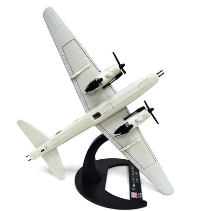 1/144 WWII UK Vickers Wellington Bomber Model Airplane Finished Alloy Decoration