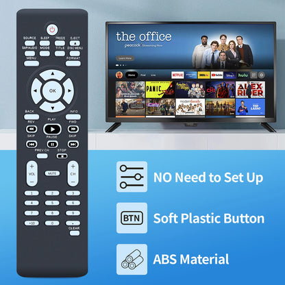 NF801UD Replace Remote For Magnavox TV/DVD 19MD301B/F7 19MD311B/F7 19MD350B/F7