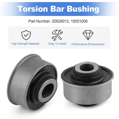 2Pcs Torsion Bar Bushing For Chevrolet Silverado GMC Sierra 1500 2500 20829013