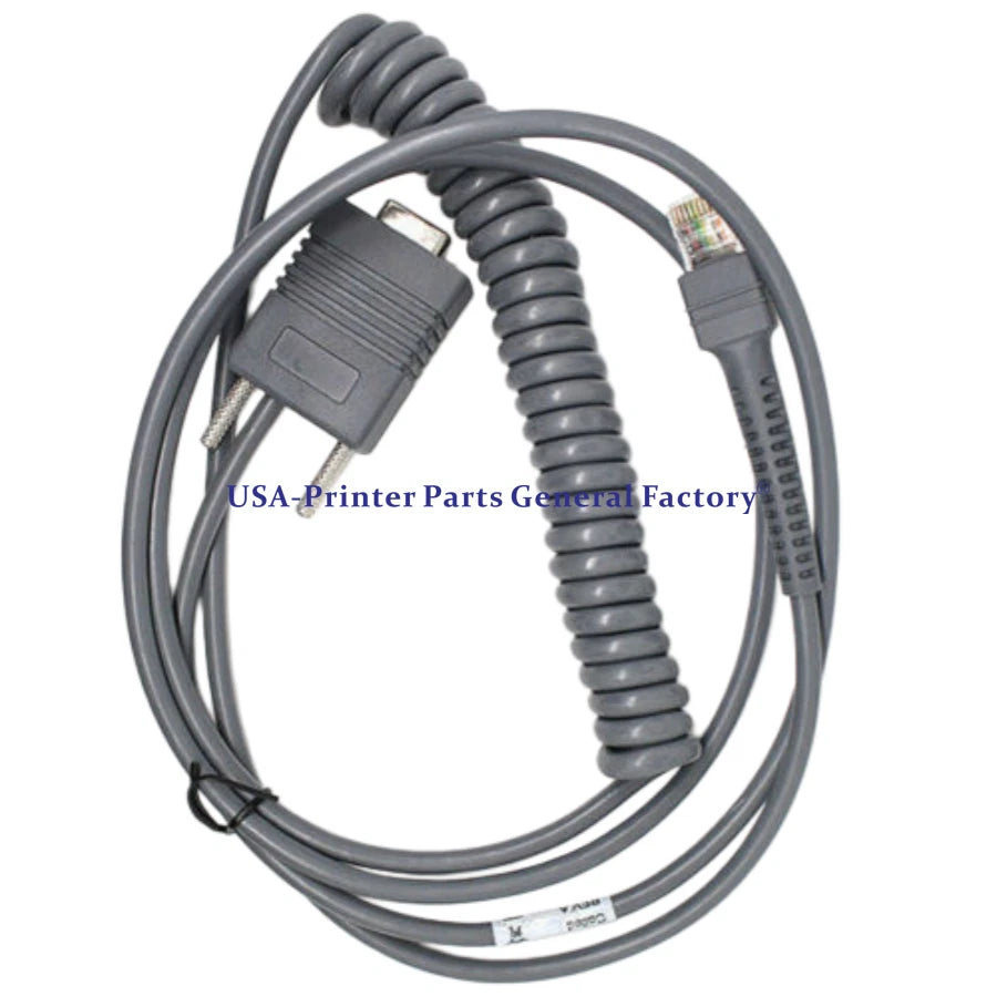 9ft 3M RS232 Serial Cable for Motorola Symbol DS6708 LS4208 LS2208 Coiled