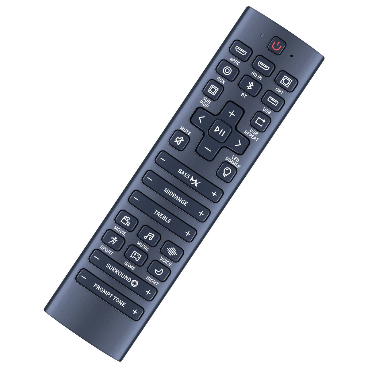 Replacement Remote Control For ULTIMEA Poseidon D80 7.1 Soundbar