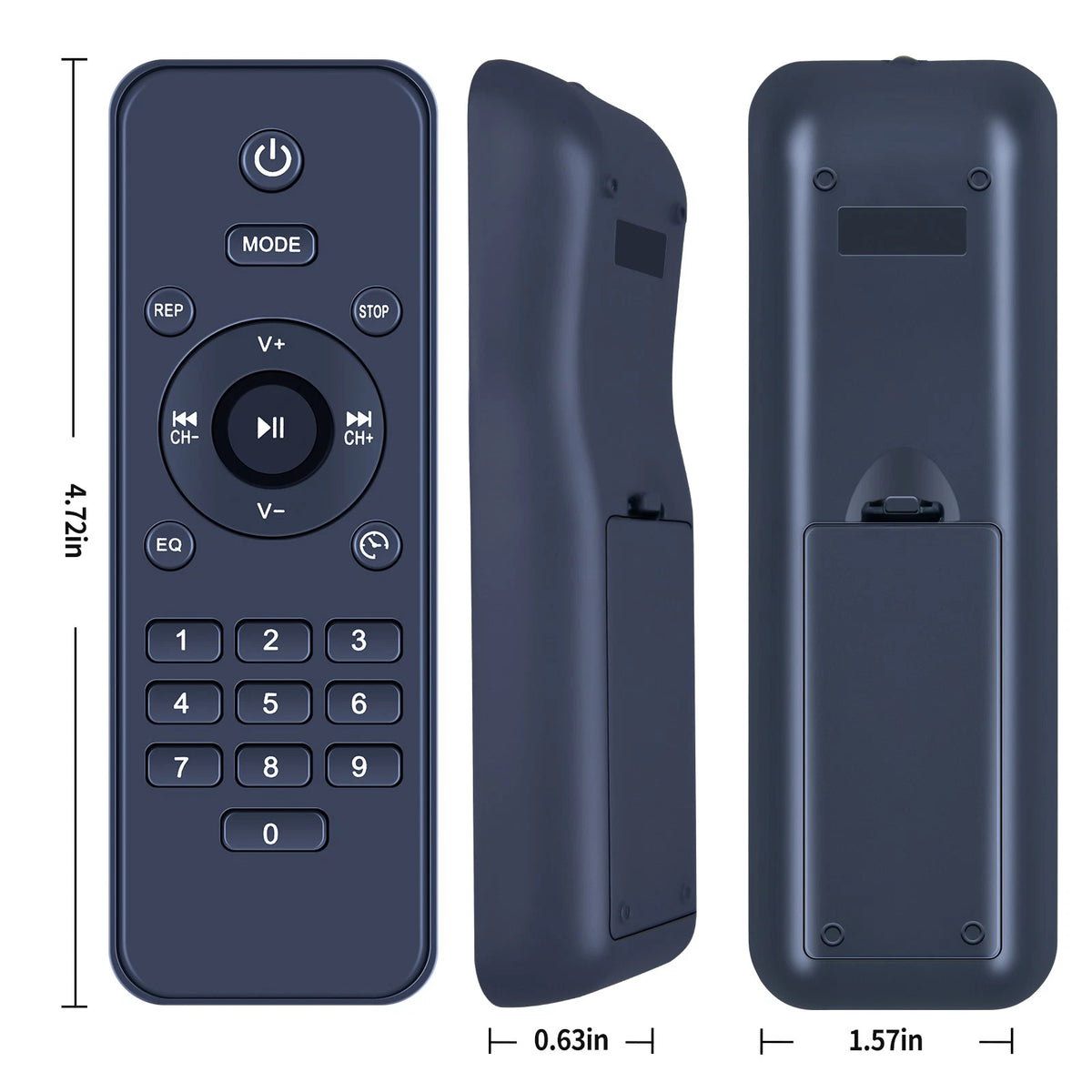Remote Control For KLIM Boombox B4 CD Player Portable Audio System