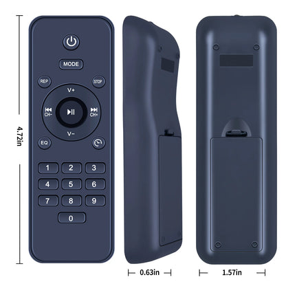 Remote Control For KLIM Boombox B4 CD Player Portable Audio System