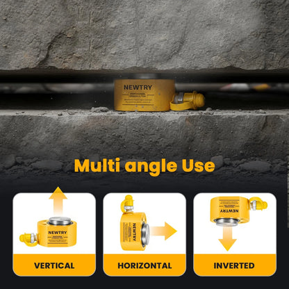 TRY Hydraulic Ram Cylinder 30 ton Jack Lifting Yellow