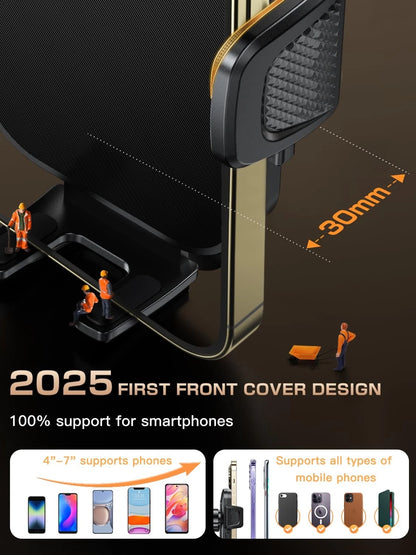 Topmake Car Phone Holder Mount,【2025 Upgrade】 3-in-1 Cell black