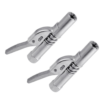 2PCS  High-Pressure Quick Release Lock Oil Injection Nozzles 1/8" NPT Adapter