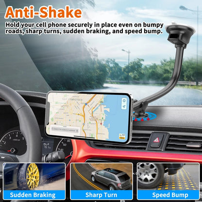 1Zero Magnetic Phone Car Mount 14-Inch 14 inches,