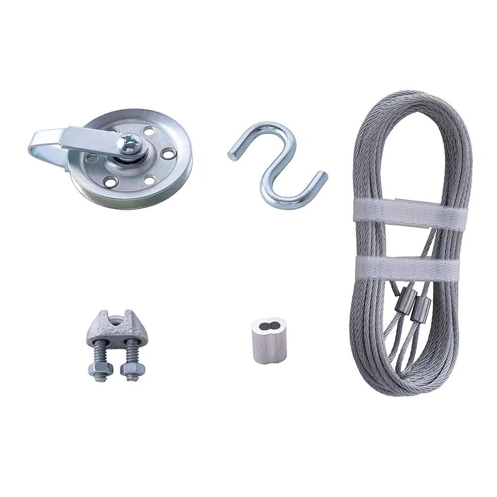 HOME MASTER HARDWARE Cable and Pulley Replacement Kit - 4pcs 3" Pack of 1