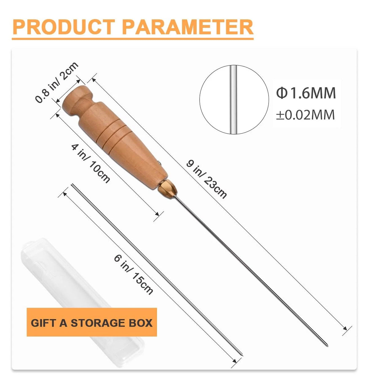 3D Printer Cleaning Filament Clog Tool with Wood Handle,The Must-Have 3D...