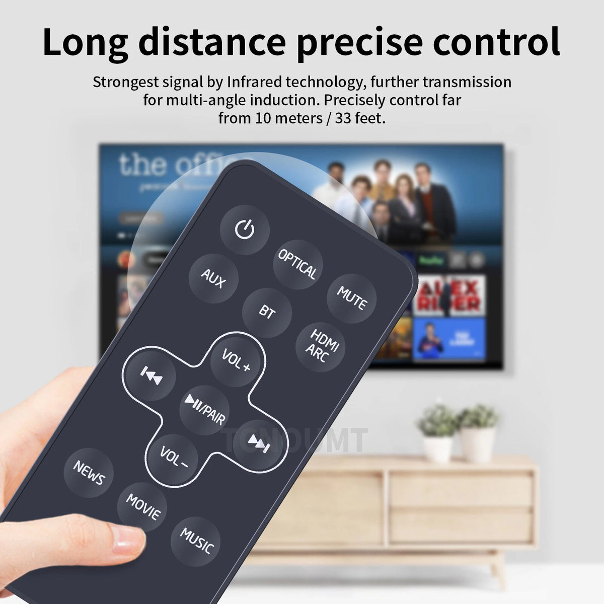 Remote Control For Sharp HT-SBW110 HT-SB110 HT-SB115 92LRC105001372 Soundbar